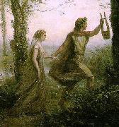 Jean-Baptiste Camille Corot Modification of Orphee ramenant Eurydice des enfers oil painting reproduction